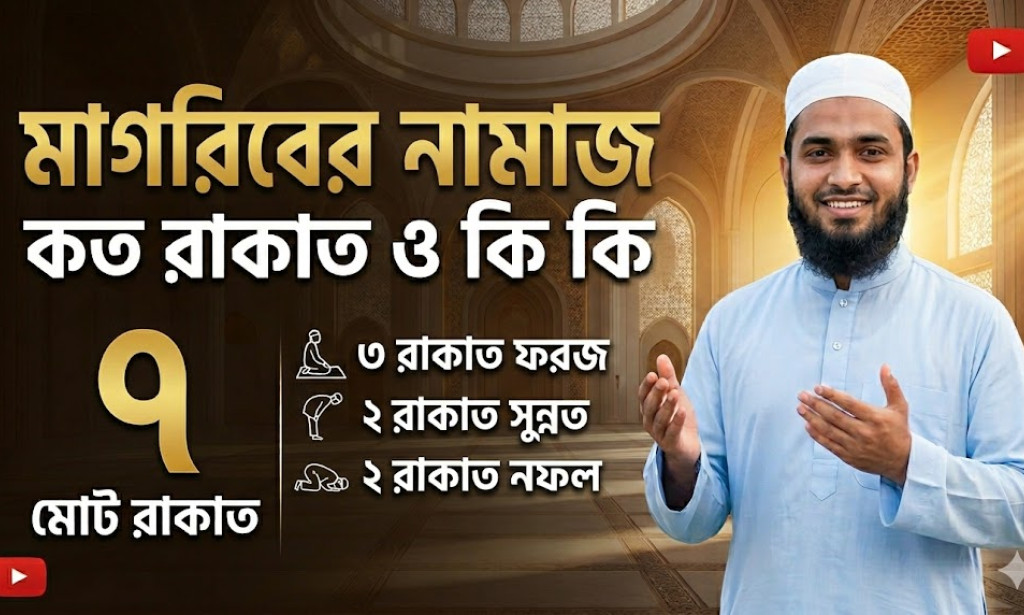 মাগরিবের নামাজ কত রাকাত ও কি কি: একটি বিস্তারিত গাইড