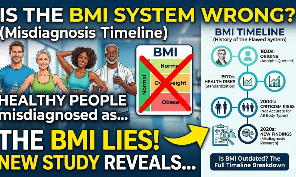 A study suggests the bmi system often misdiagnoses people as overweight or obese timeline