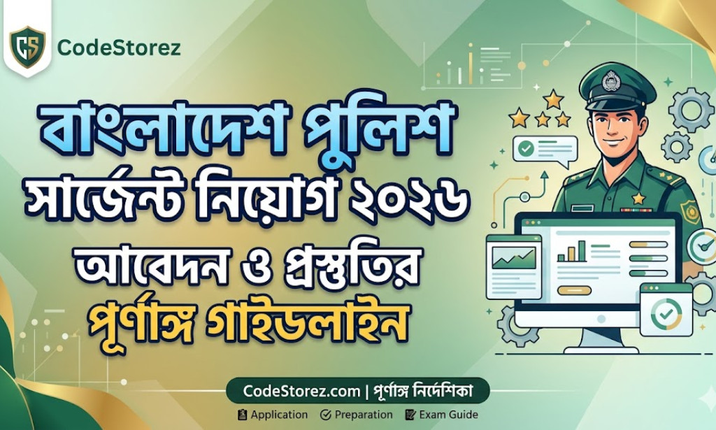 বাংলাদেশ পুলিশ সার্জেন্ট নিয়োগ ২০২৬: আবেদন ও প্রস্তুতির পূর্ণাঙ্গ গাইডলাইন