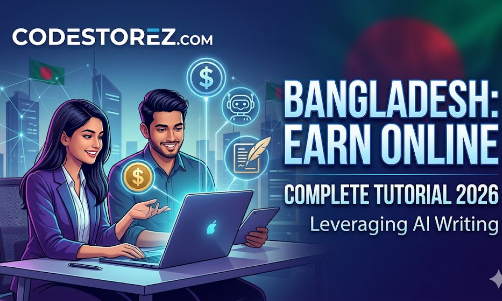 অনলাইন ইনকাম বাংলাদেশ : ঘরে বসে টাকা আয়ের পূর্ণাঙ্গ গাইড এবং টিউটোরিয়াল