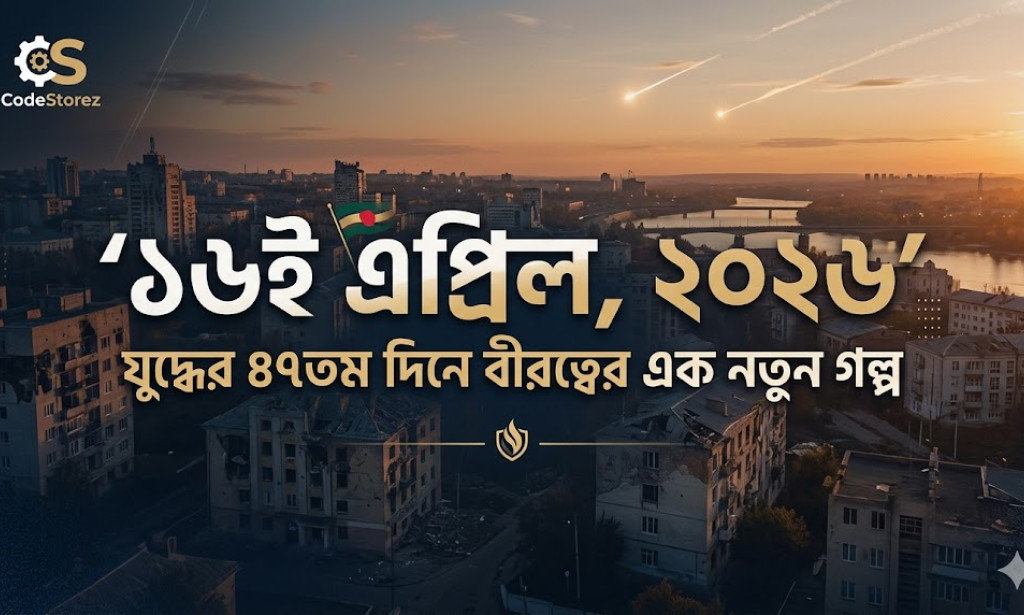 ১৬ই এপ্রিল, ২০২৬: যুদ্ধের ৪৭তম দিনে বীরত্বের এক নতুন গল্প