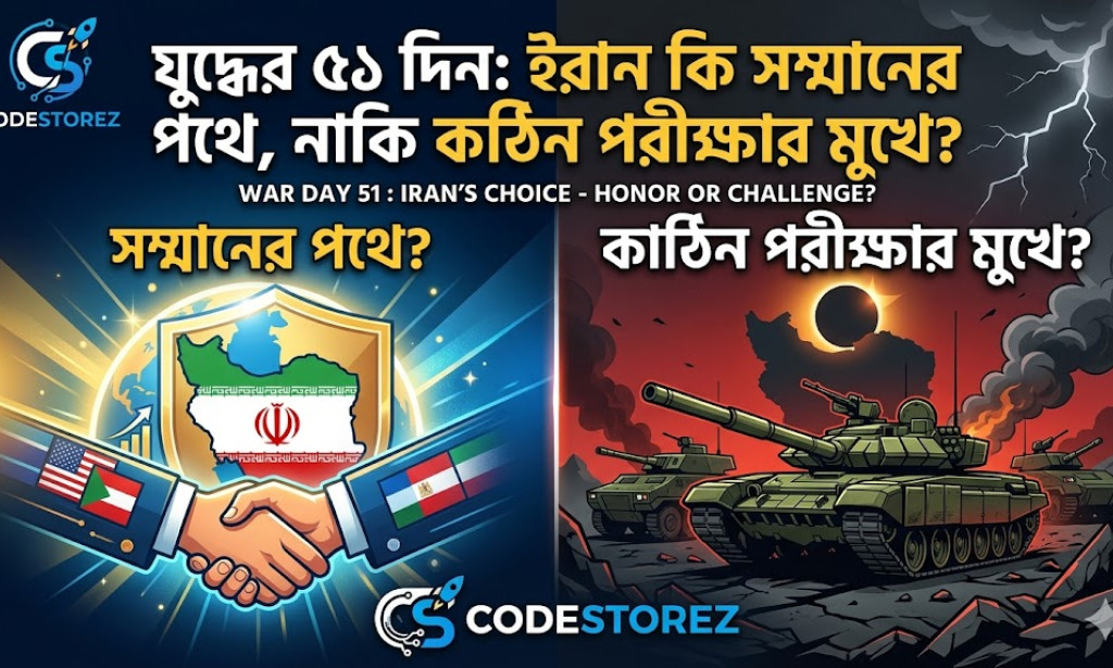 যুদ্ধের ৫১ দিন: ইরান কি সম্মানের পথে, নাকি কঠিন পরীক্ষার মুখে?
