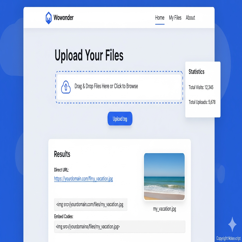 Wowonder File Uploader Screenshot 2