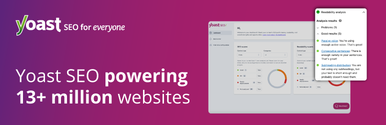 Yoast SEO – Advanced SEO with real-time guidance and built-in AI Screenshot 1