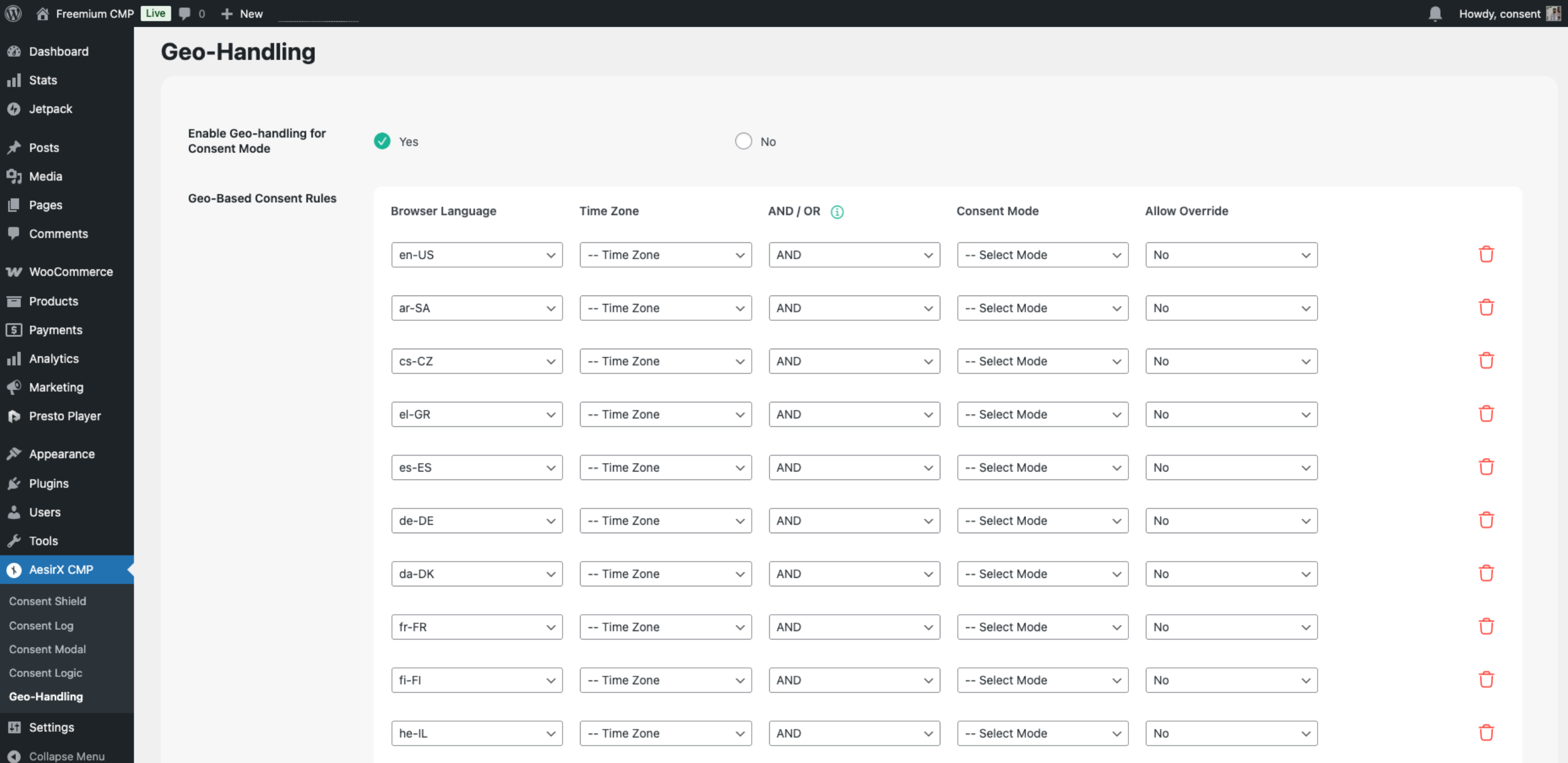 AesirX Consent Screenshot 5
