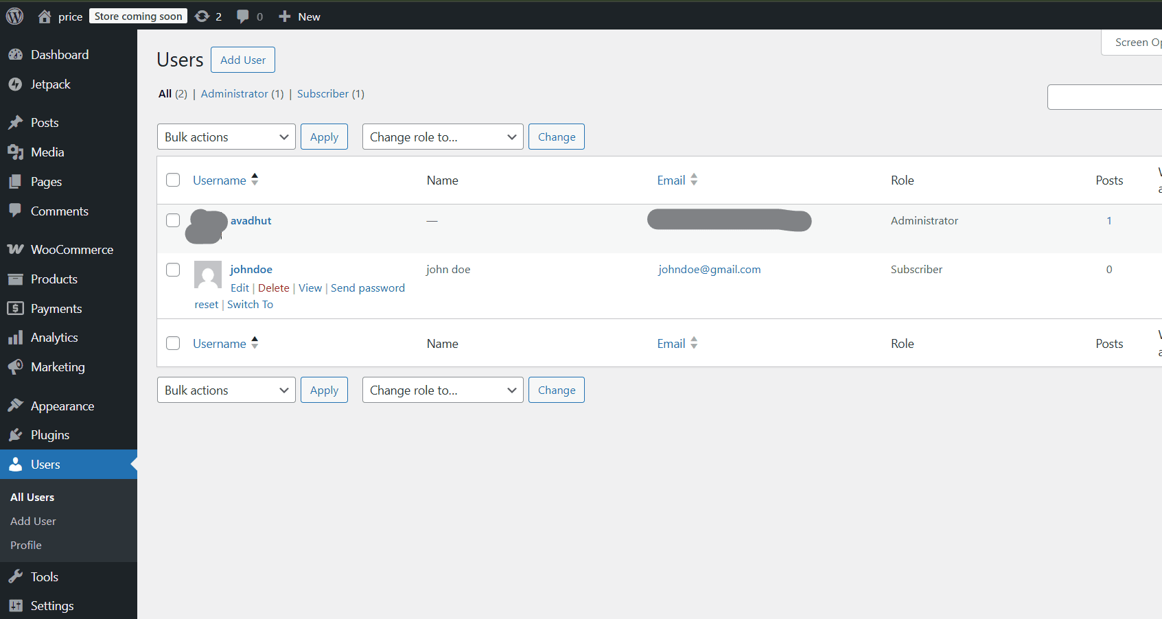 BytNexo User Switcher Screenshot 1