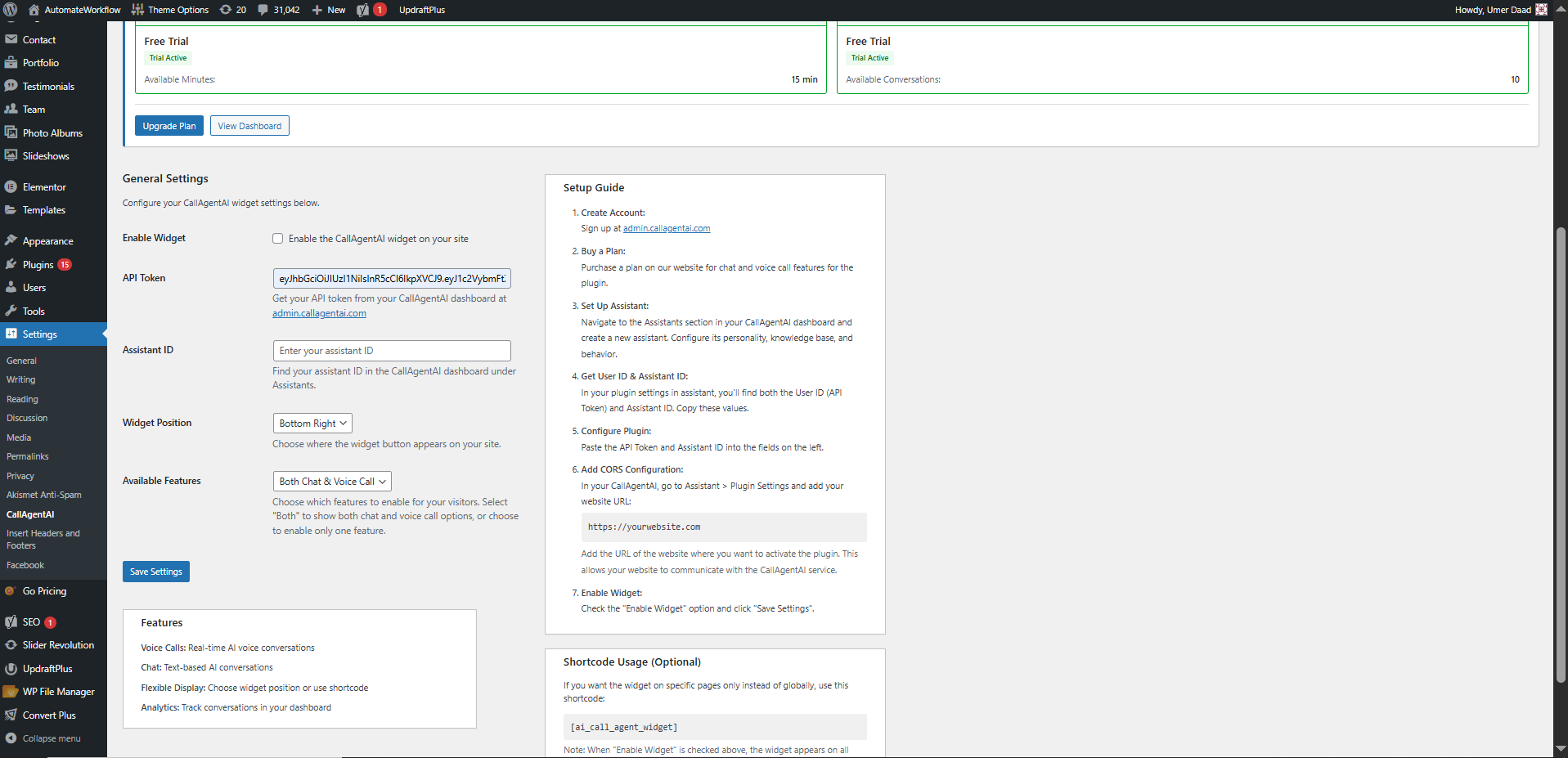 Call Agent AI – Voice & Chat Assistant Screenshot 5