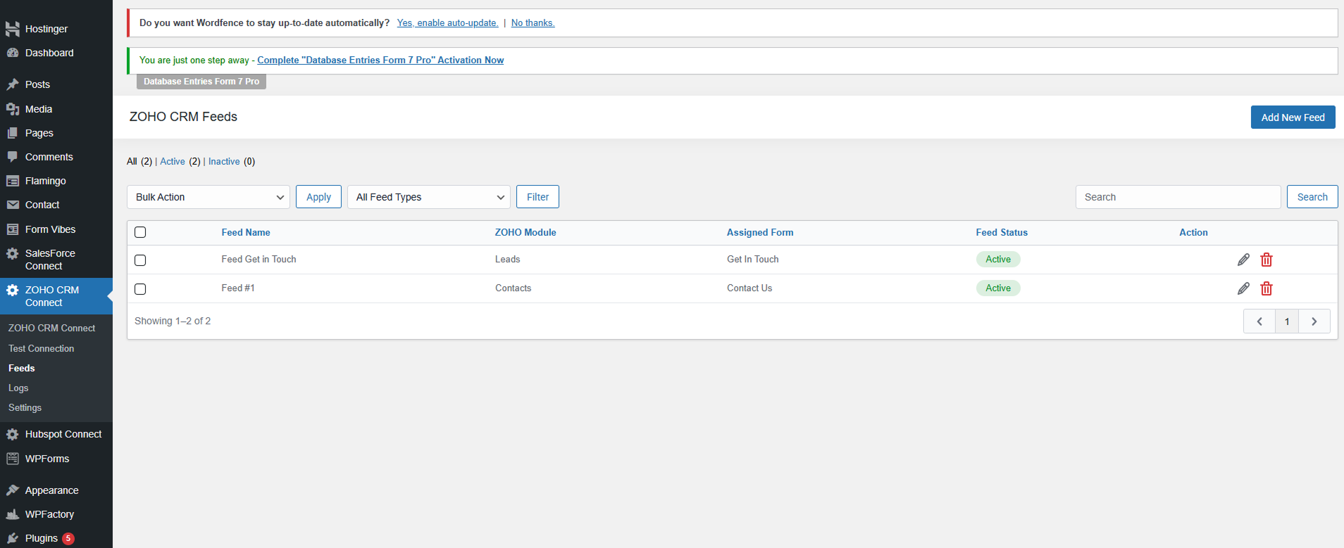 Centous Integration for Contact Form 7 and Zoho Screenshot 4