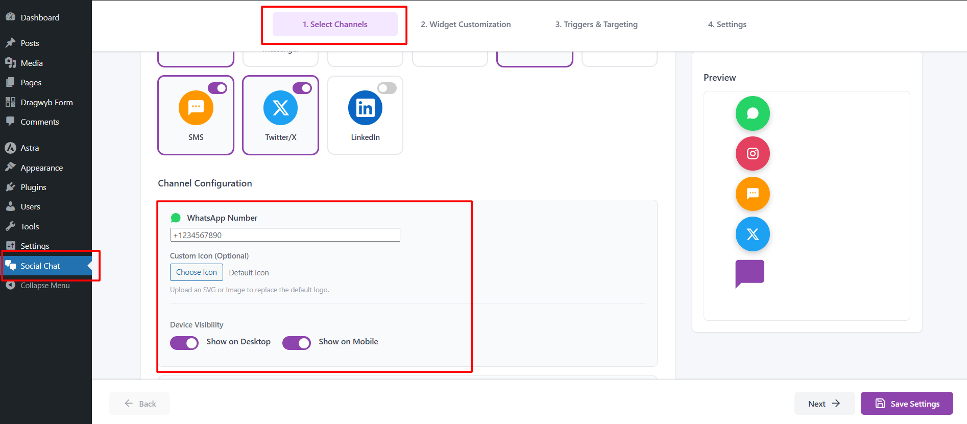 Dragwyb Click to Chat Screenshot 2