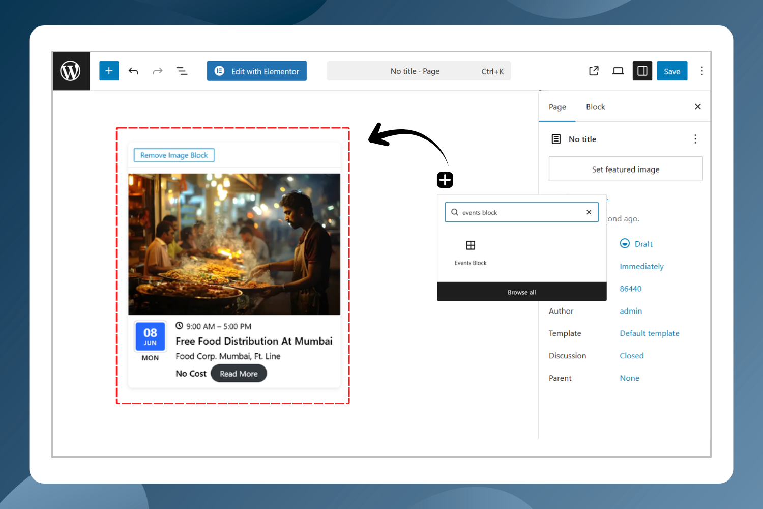 Events Block Screenshot 1