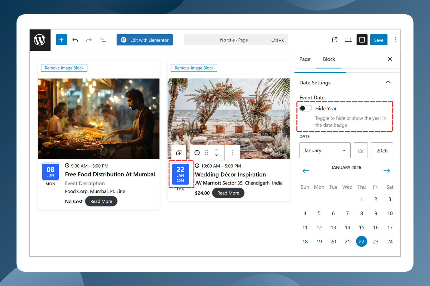Events Block Screenshot 4