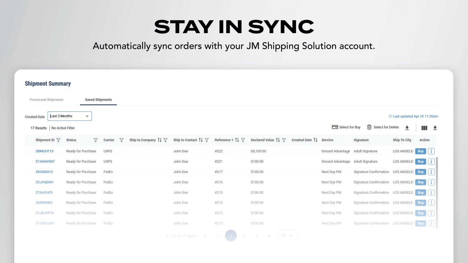 JM Shipping Solution Screenshot 3