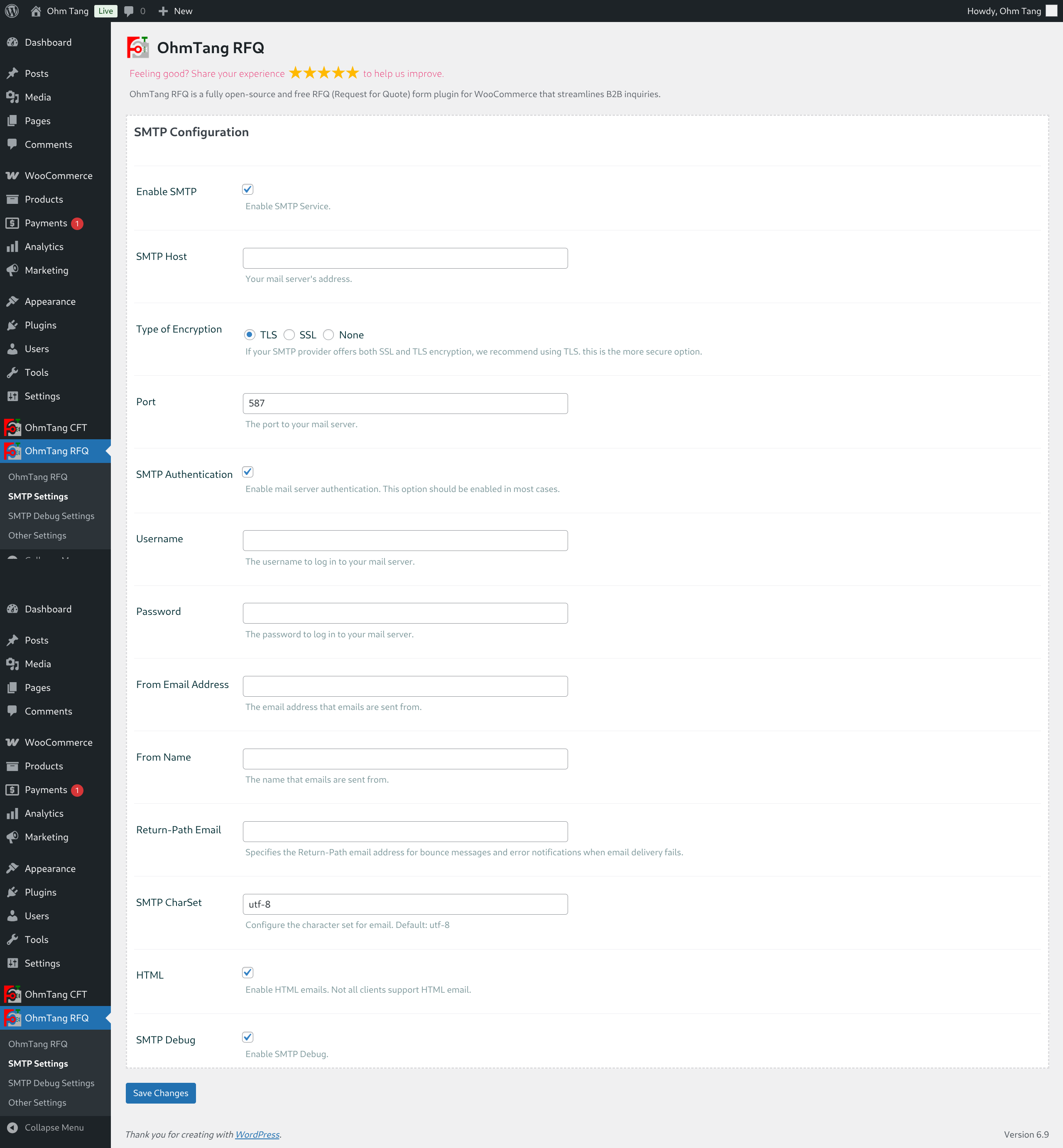 OhmTang RFQ Screenshot 4