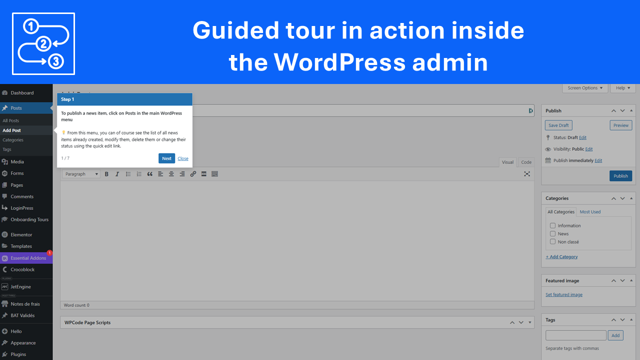 Oxicat Onboarding Tours Screenshot 3