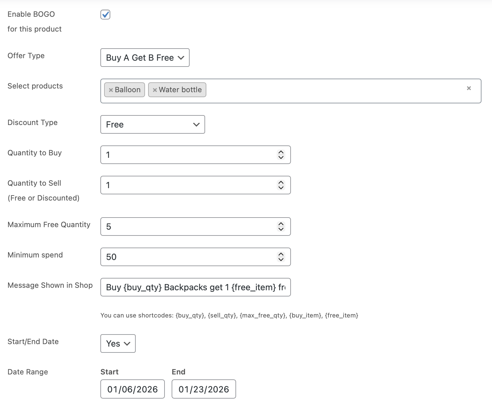 Quick Buy One Get One Free Screenshot 1