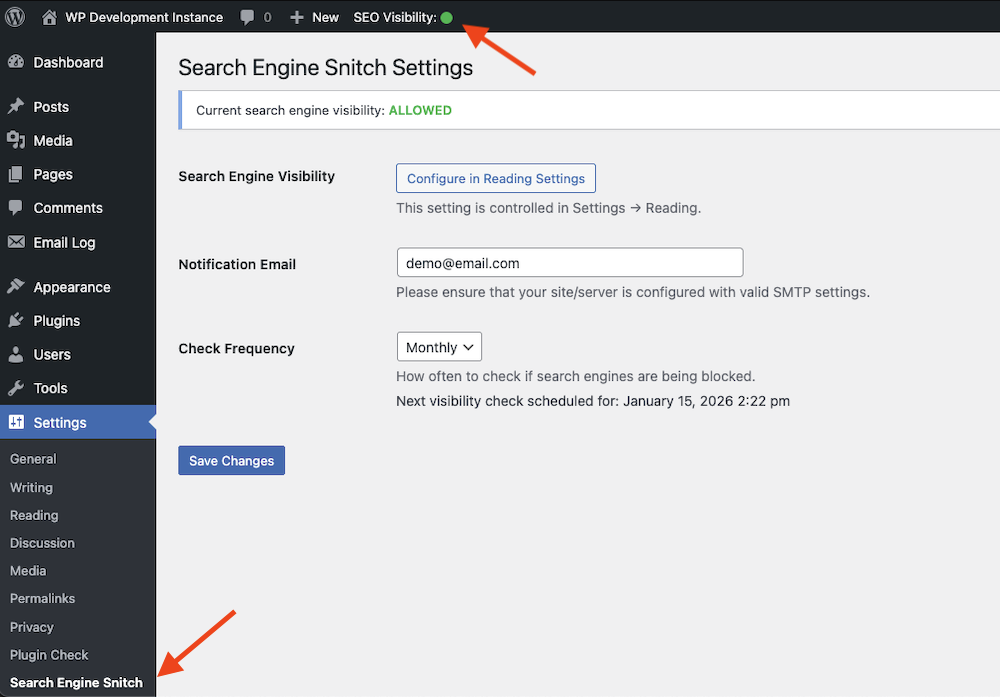 Search Engine Snitch Screenshot 1
