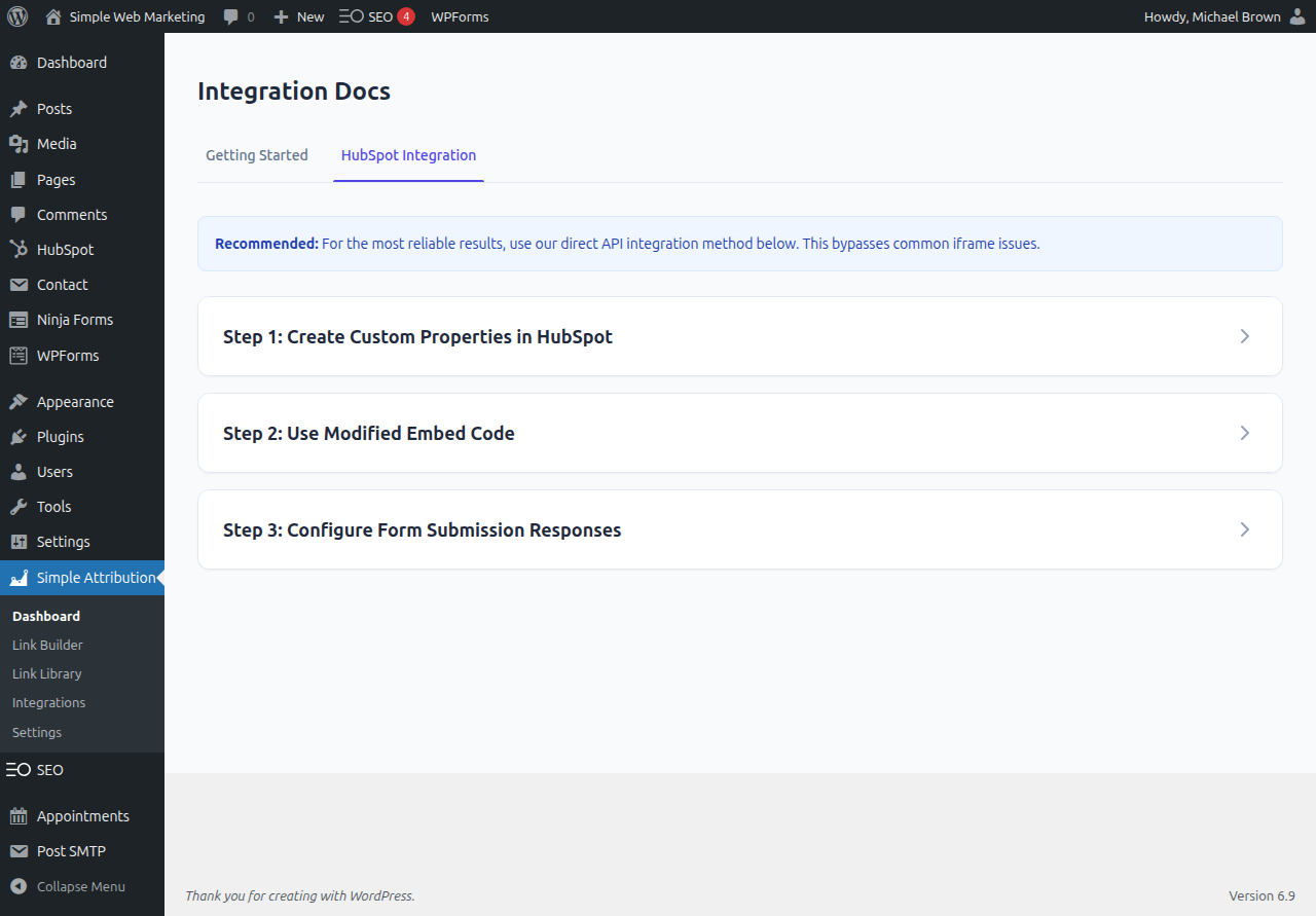 Simple Web Marketing Attribution Screenshot 5