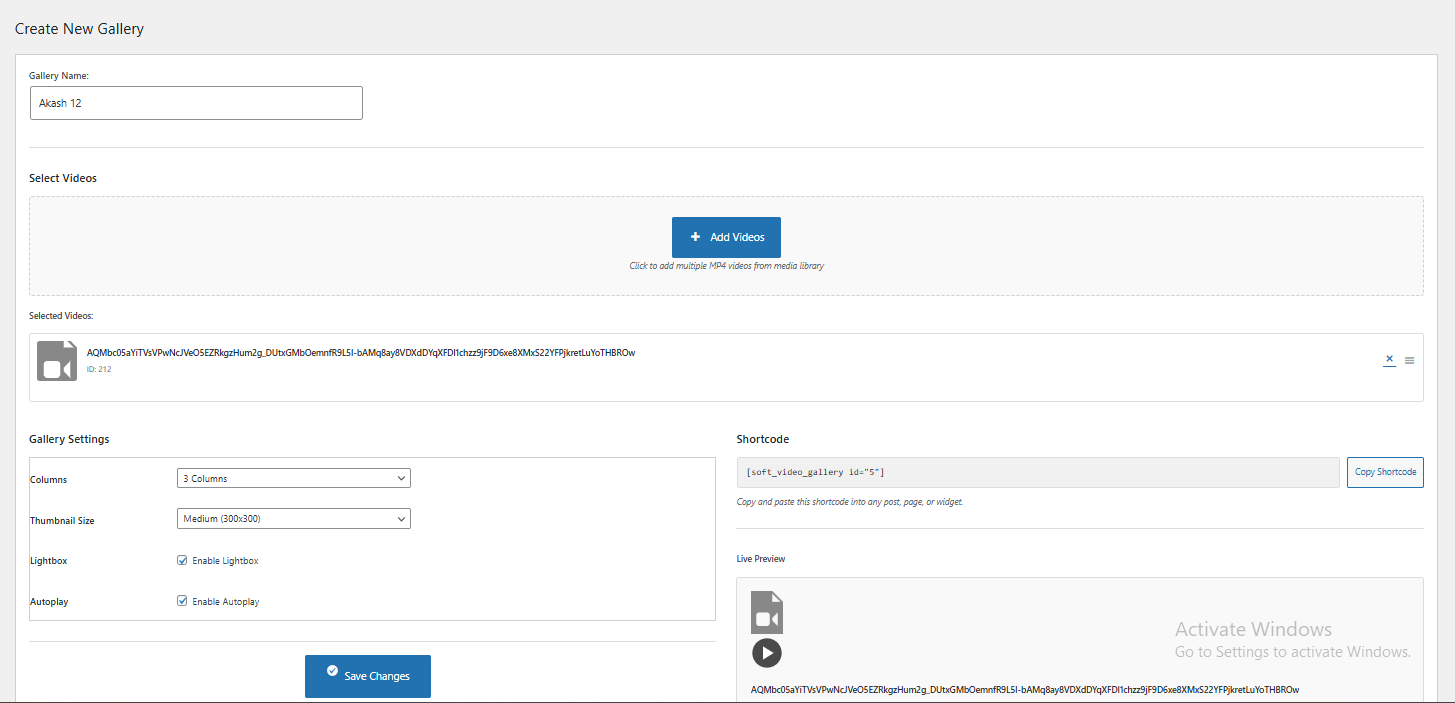 Soft Video Gallery Screenshot 1