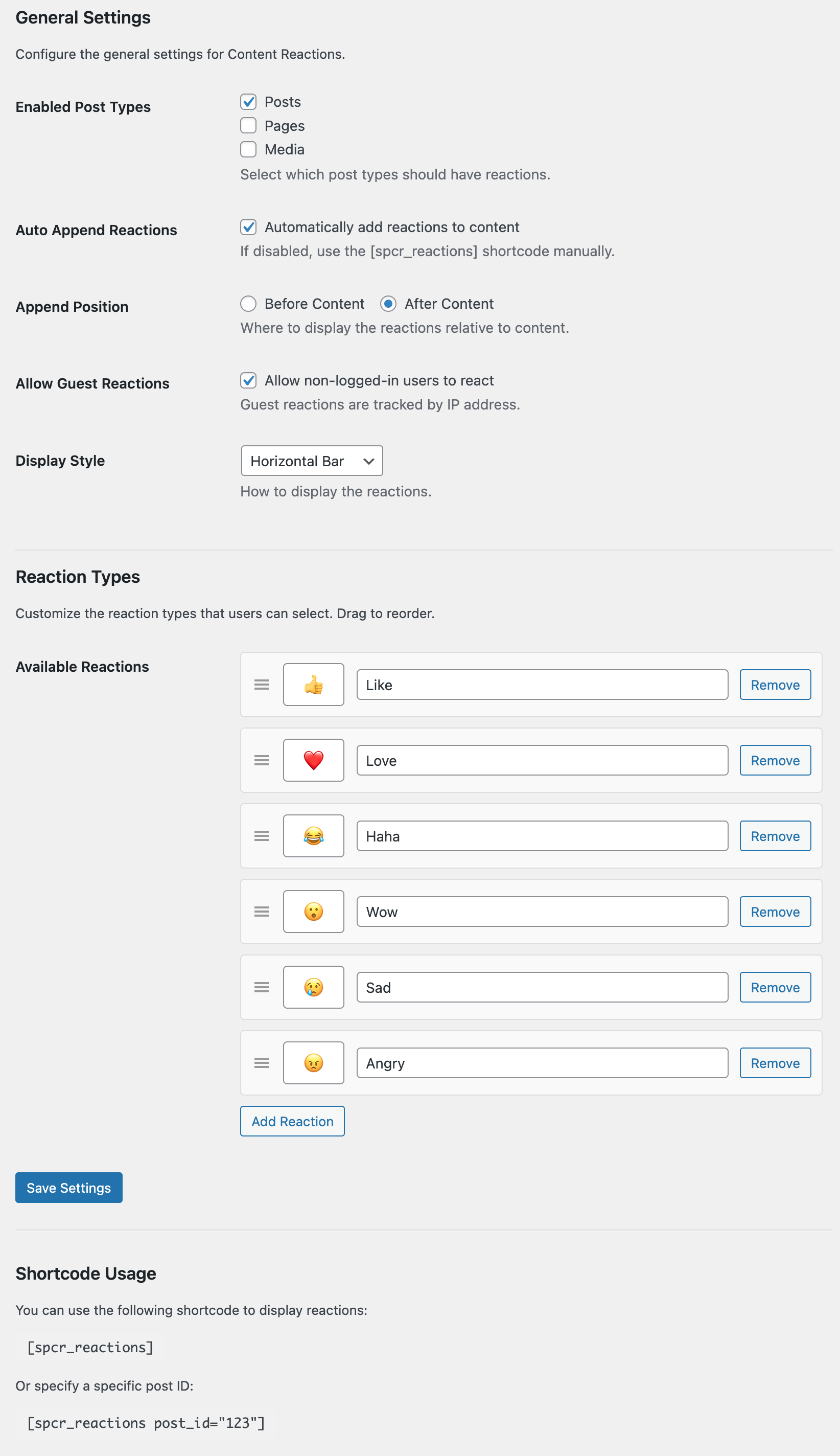 Some Plus Content Reactions Screenshot 2