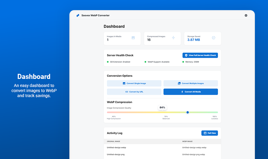 Soovex WebP Converter – Convert Images | Optimize & Compress | Unlimited Conversions Screenshot 1