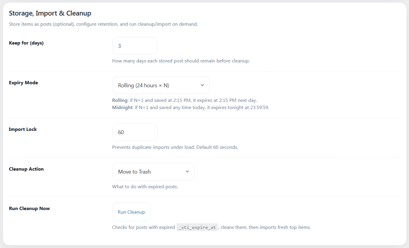 STI RSS Feed Reader Screenshot 4