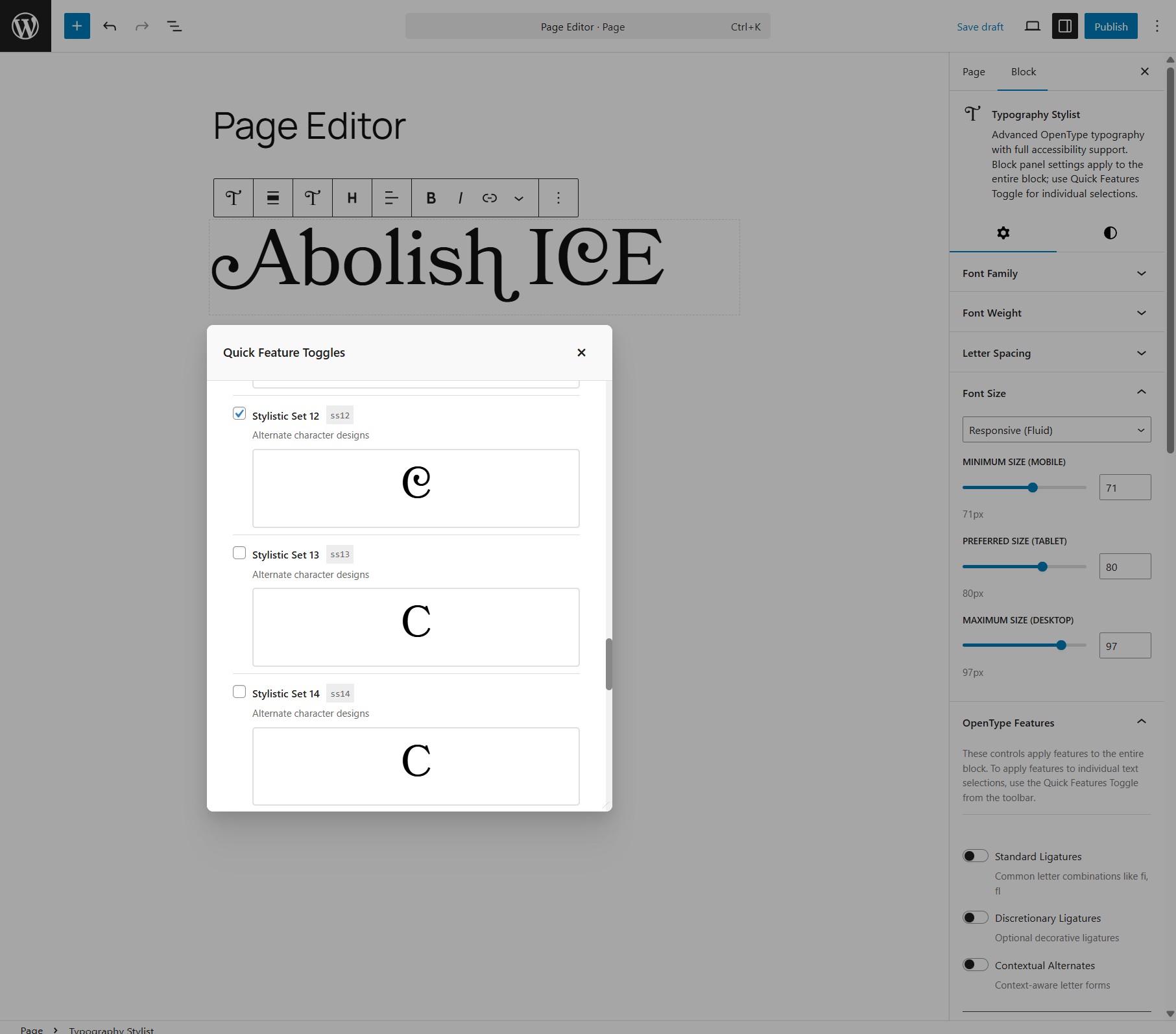 Typography Stylist Screenshot 5