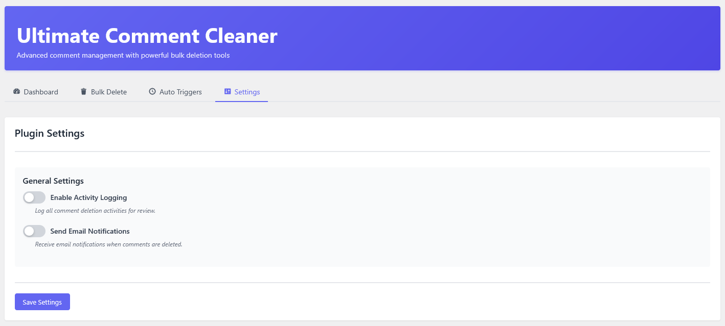 Ultimate Comment Cleaner Screenshot 4