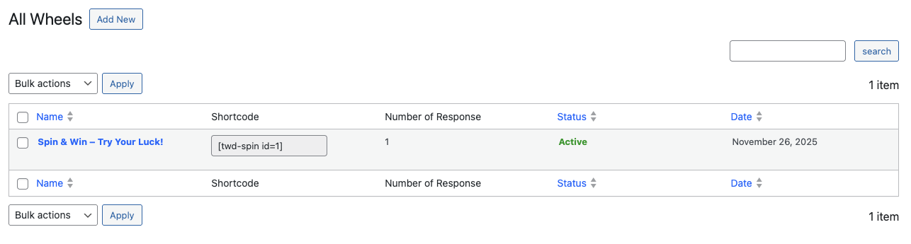 WebEquipe Spin & Win Wheel Screenshot 1
