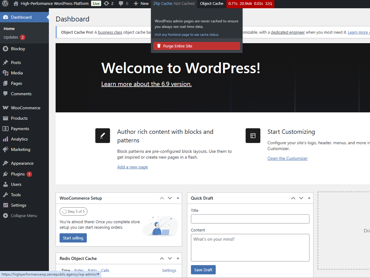 Zen Republic Cache Control Screenshot 3