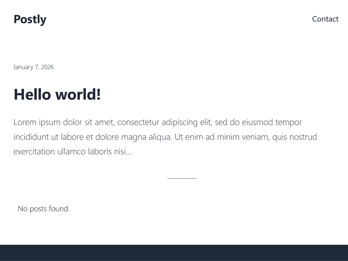 Postly Blocgit Press application icon